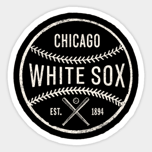 Vintage Chicago White Sox by Buck Tee Originals Sticker